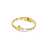 Bracelete T-Bar Elegance Banhado em Ouro 18k